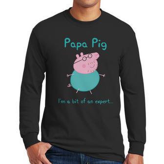 Peppa Pig Daddy Pig Daddy Pig Papa Pig Men Long Sleeve Tshirt | Favorety AU