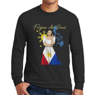 Philippines Pinay Filipina Pride Islands Flag Men Long Sleeve Tshirt | Favorety DE