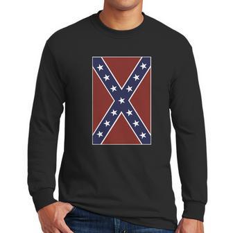 Rebel Flag Men Long Sleeve Tshirt | Favorety UK