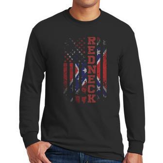 Redneck Flag Men Long Sleeve Tshirt | Favorety AU