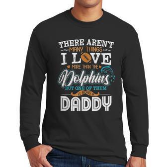 Retro Miami Dolphin Vintage Gift Fathers Men Long Sleeve Tshirt | Favorety CA