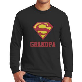 Super Grandpa Shirt Men Long Sleeve Tshirt | Favorety DE