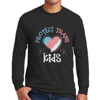 Trans Kids Transgender Flag Lgbt Activism Gift Transgender Gift Graphic Design Printed Casual Daily Basic Men Long Sleeve Tshirt | Favorety CA