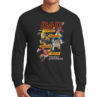 Transformers Dad You Are Smart Brave Strong Fast T-Shirt Men Long Sleeve Tshirt | Favorety