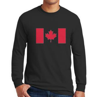 Ugp Campus Apparel Canadian Pride Canadian Providence Flags Men Long Sleeve Tshirt | Favorety