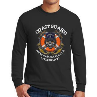 Us Coast Guard Veteran Uscg Semper Paratus Gift Men Long Sleeve Tshirt | Favorety DE