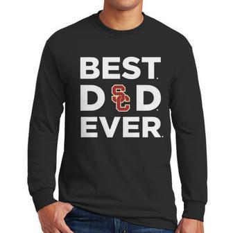 Usc Trojans_Best Dad Ever Men Long Sleeve Tshirt | Favorety AU