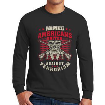 Veteran Patriot Against Terrorism Graphic Design Printed Casual Daily Basic Men Long Sleeve Tshirt | Favorety AU