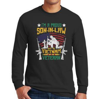 Veteran Proud Son In Law Of A Vietnam Veteran Men Long Sleeve Tshirt | Favorety UK