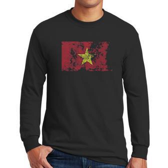 Vietnam Flag Men Long Sleeve Tshirt | Favorety AU