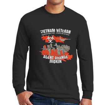 Vietnam Veteran Agent Orange Men Long Sleeve Tshirt | Favorety CA