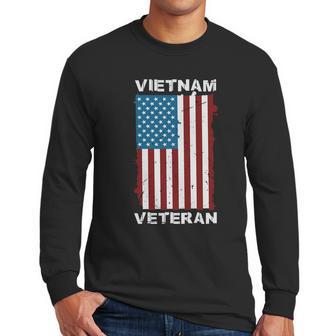 Vietnam Veteran Soldier Us Flag Veteran Day Graphic Design Printed Casual Daily Basic Men Long Sleeve Tshirt | Favorety UK