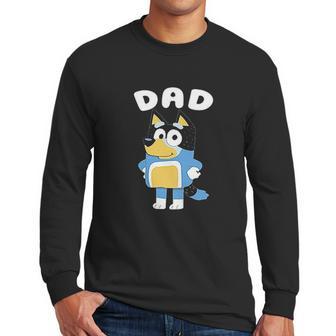 Vintage Bluey Dad Men Long Sleeve Tshirt | Favorety UK