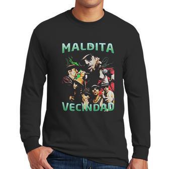 Vintage Style Maldita Vecindad Men Long Sleeve Tshirt | Favorety DE