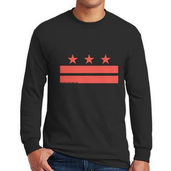 Washington Dc Flag Men Long Sleeve Tshirt | Favorety UK