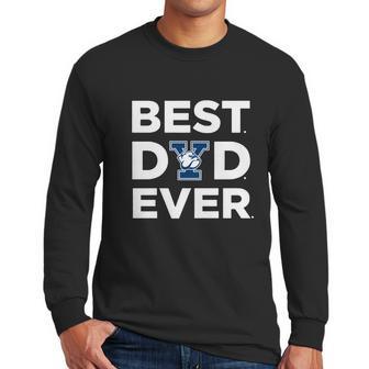 Yale Bulldogs_Best Dad Ever Men Long Sleeve Tshirt | Favorety CA