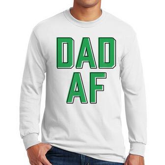 Buzzfeed Dad Af T-Shirt Men Long Sleeve Tshirt | Favorety