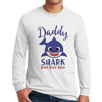 Daddy Shark Doo Doo Men Long Sleeve Tshirt | Favorety DE