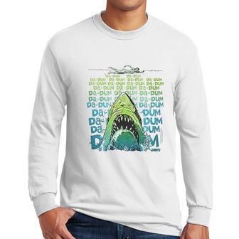 Jaws Shark Movie Dadum Theme Song Men Long Sleeve Tshirt | Favorety