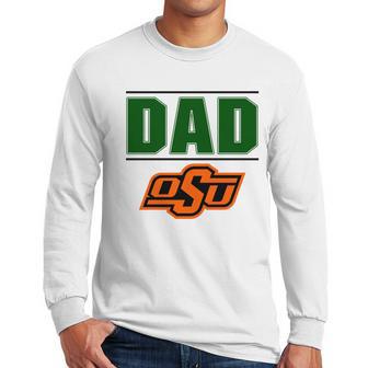 Oklahoma State University Proud Dad Parents Day 2020 Men Long Sleeve Tshirt | Favorety UK