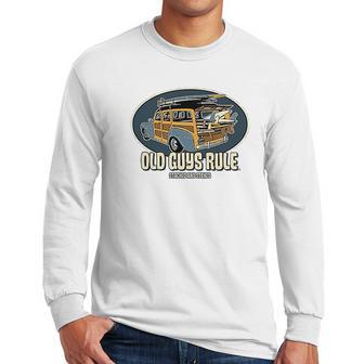 Old Guys Rule Stacked And Stoked Men Long Sleeve Tshirt | Favorety CA