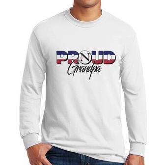 Proud Grandpa Northeastern University Best Family Gifts Men Long Sleeve Tshirt | Favorety CA