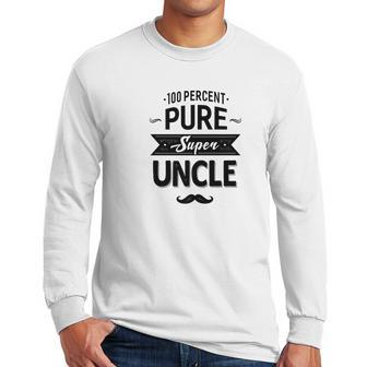 Mens Relative Gift Super Uncle Grandpa Men Men Long Sleeve Tshirt | Favorety UK