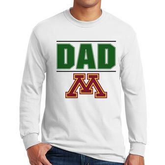 University Of Minnesota Proud Dad Parents Day 2020 Men Long Sleeve Tshirt | Favorety AU