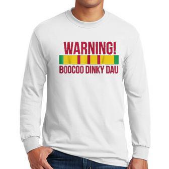 Vietnam Veteran Boocoo Dinky Dau Men Long Sleeve Tshirt | Favorety CA