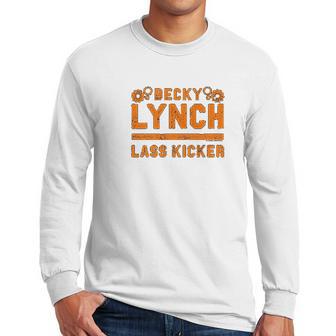 Wwe Becky Lynch Lass Kicker Irish Flag Men Long Sleeve Tshirt | Favorety UK