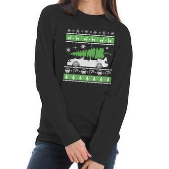 2X Low Toyota Corolla Ae92 Christmas Car Tree Ugly Sweater Women Long Sleeve Tshirt | Favorety AU