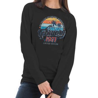 50Th Birthday Gifts Vintage 1971 50 Year Old Women Long Sleeve Tshirt | Favorety