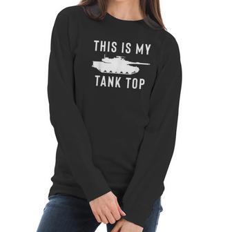 Abrams Funny Sarcastic Military Pun Women Long Sleeve Tshirt | Favorety UK