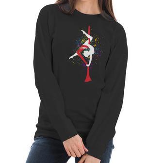 Aerial Silk Funny Sport Gif For Women Gift Tee Women Long Sleeve Tshirt | Favorety UK