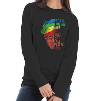 African American Apparel Jesus Christian Women Long Sleeve Tshirt | Favorety