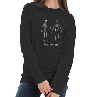 Alternative Clothes Aesthetic Goth Women Ive Got Your Back Women Long Sleeve Tshirt | Favorety AU