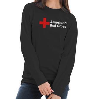 American Red Cross - Womens Organic T-Shirt Women Long Sleeve Tshirt | Favorety UK