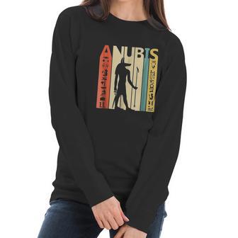 Ancient Egypt God Anubis Women Long Sleeve Tshirt | Favorety CA