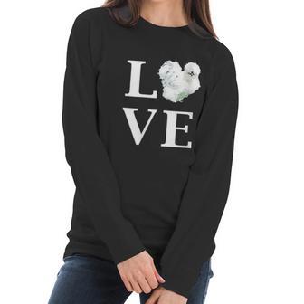 Backyard Silkie Chicken Love Pet Owner Bantam Hens Women Long Sleeve Tshirt | Favorety CA