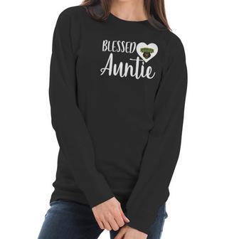 Baylor Bears Blessed Auntie Apparel Women Long Sleeve Tshirt | Favorety