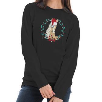 Beautiful Palomino Horse Christmas Women Long Sleeve Tshirt | Favorety AU