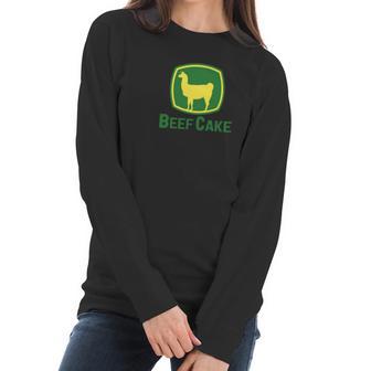 Beefcake Merchandise Googan Squad Beef Cake Llama Women Long Sleeve Tshirt | Favorety CA