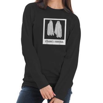 Beetlejuice Ghost Polaroid Strange Women Long Sleeve Tshirt | Favorety CA