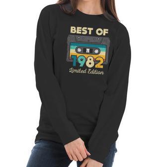 Best Of 1982 Cassette 40 Years Old 40Th Birthday Men Women Women Long Sleeve Tshirt | Favorety AU