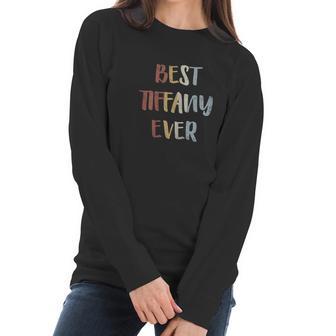 Womens Best Tiffany Ever Retro Vintage Women Long Sleeve Tshirt | Favorety AU