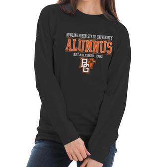 Bowling Green State Alumnus Alumnus Established 1910 Women Long Sleeve Tshirt | Favorety AU