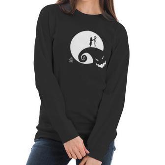 Boys Nightmare Christmas Moon Oogie Boogie Women Long Sleeve Tshirt | Favorety UK