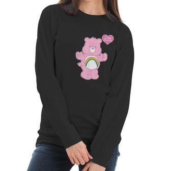 Care Bears Cheer Bear Pink Rainbow Women Long Sleeve Tshirt | Favorety UK