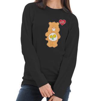 Care Bears Friend Bear Flower Women Long Sleeve Tshirt | Favorety CA