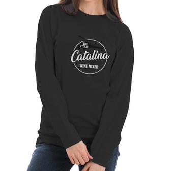 Catalina Wine Mixer Helicopter Women Long Sleeve Tshirt | Favorety AU